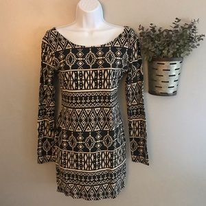 Forever 21 Tribal print bodycon dress